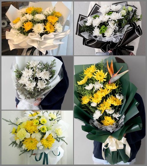 河北衡水故城县故城镇白事花束代送